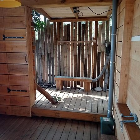 Bungalow Ecologique Avec Toilettes Seches Leu Kabanon Vue Mer Saint-Leu Bagian luar foto