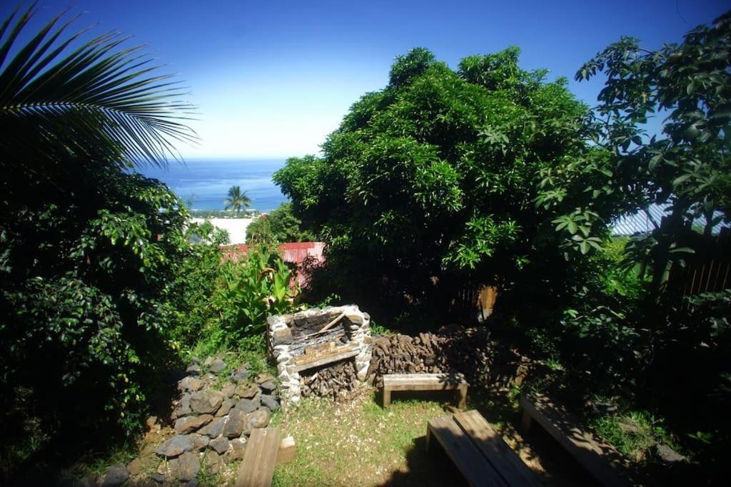 Bungalow Ecologique Avec Toilettes Seches Leu Kabanon Vue Mer Saint-Leu Bagian luar foto