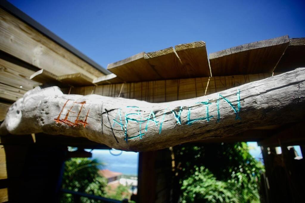 Bungalow Ecologique Avec Toilettes Seches Leu Kabanon Vue Mer Saint-Leu Bagian luar foto