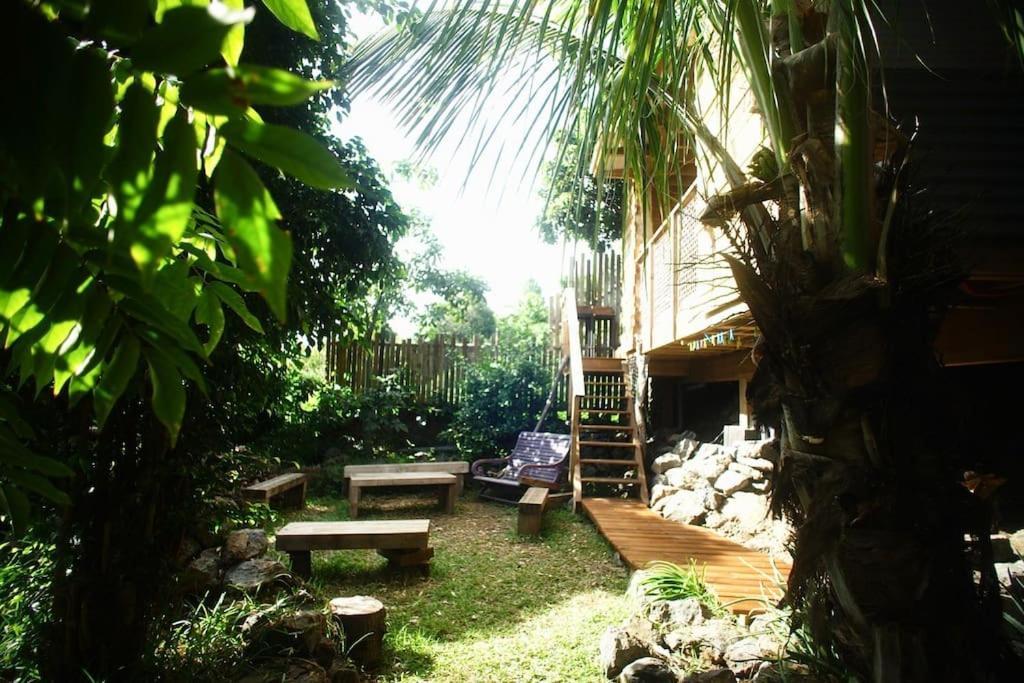 Bungalow Ecologique Avec Toilettes Seches Leu Kabanon Vue Mer Saint-Leu Bagian luar foto